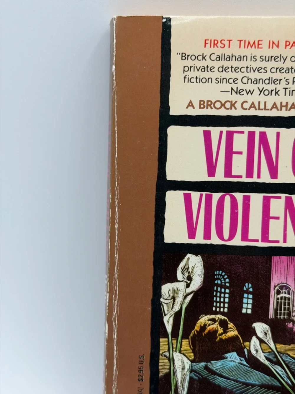 Vein of Violence by William Campbell Gault Paperback Book 1965 Edition